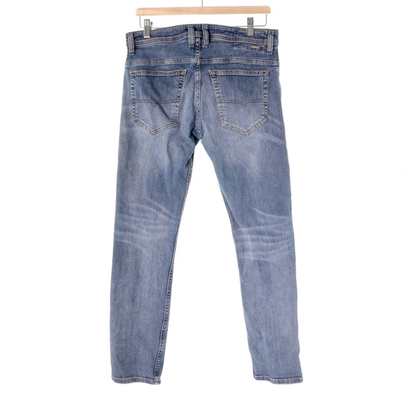 Y2K Diesel Thommer-C RC84W Slim Skinny Stretch Distressed Jeans Mens 32x30 - Picture 2 of 12